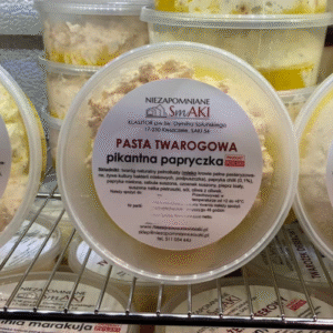 Pasta twarogowa pikantna papryczka (pojemnik 255g)