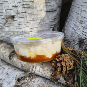 Twarożek deserowy jabłko cynamon wiśnia (pojemnik 300 ml)