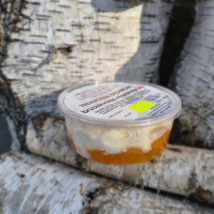 Twarożek deserowy pomarańcz rokitnik banan (pojemnik 300 ml)